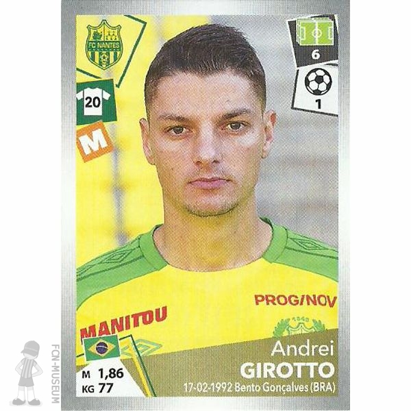 2017-18 GIROTTO Andrei (Panini)