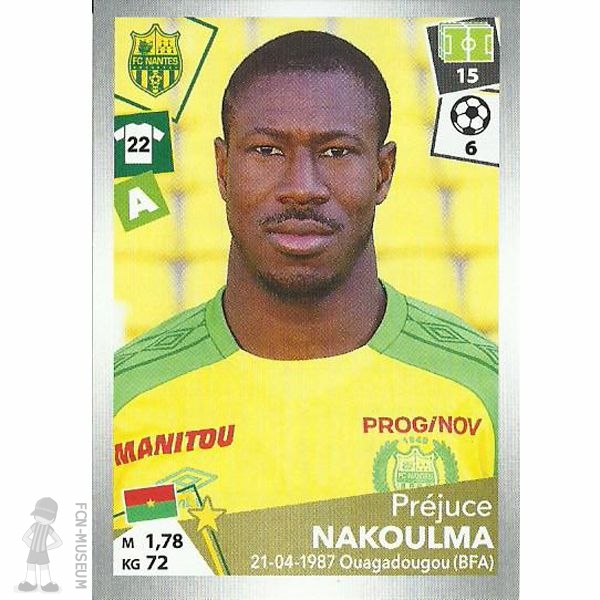 2017-18 NAKOULMA Préjuce (Panini)