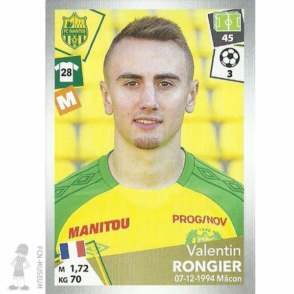 2017-18 RONGIER Valentin (Panini)