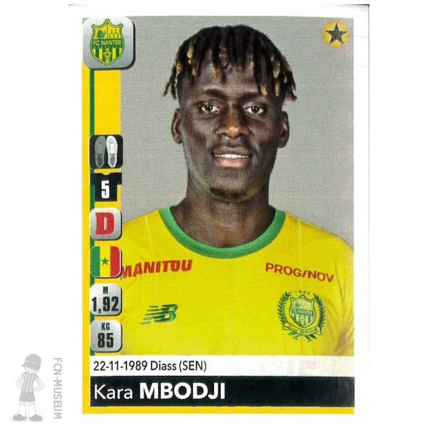 2018-19 MBODJI Kara (Panini)