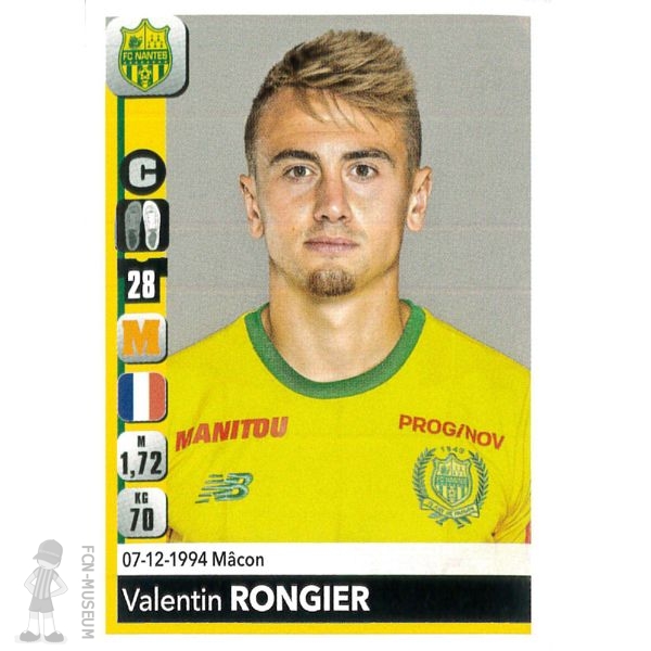 2018-19 RONGIER Valentin (Panini)