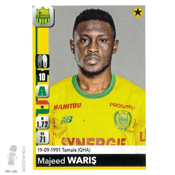 2018-19 WARIS Majeed (Panini)
