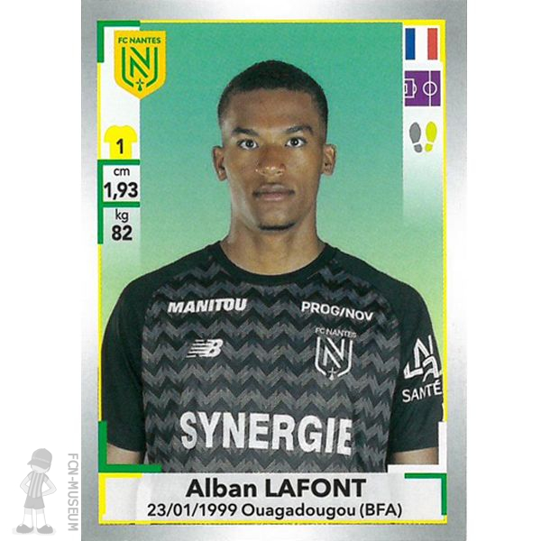 2019-20 LAFONT Alban (Panini)