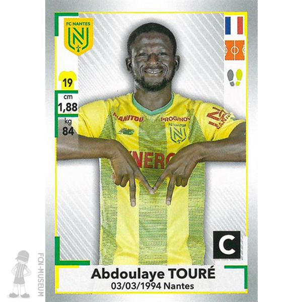 2019-20 TOUREAbdoulaye (Panini)