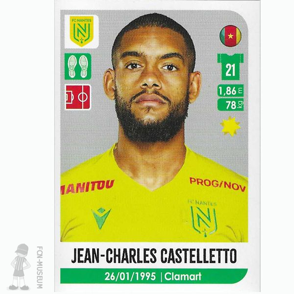 2020-21 CASTELLETTO Jean-Charles (Panini)