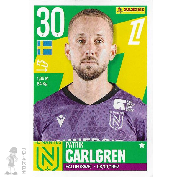 2025-26 CARLGREN Patrik (Panini)