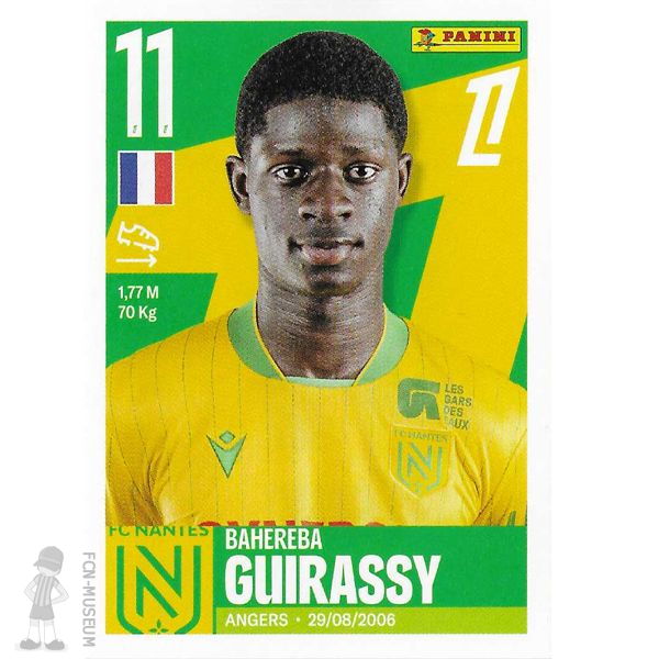 2025-26 GUIRASSY Bahereba (Panini)