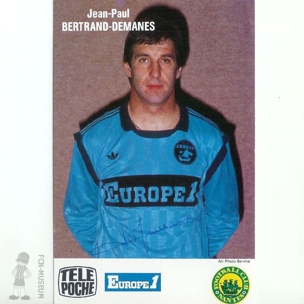1986-87 BERTRAND DEMANES Jean-Paul