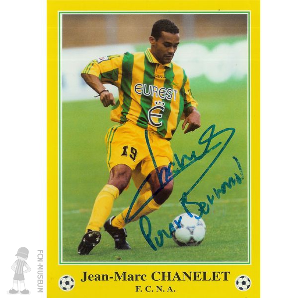 1996-97 (Non officielle) CHANELET Jean-Marc