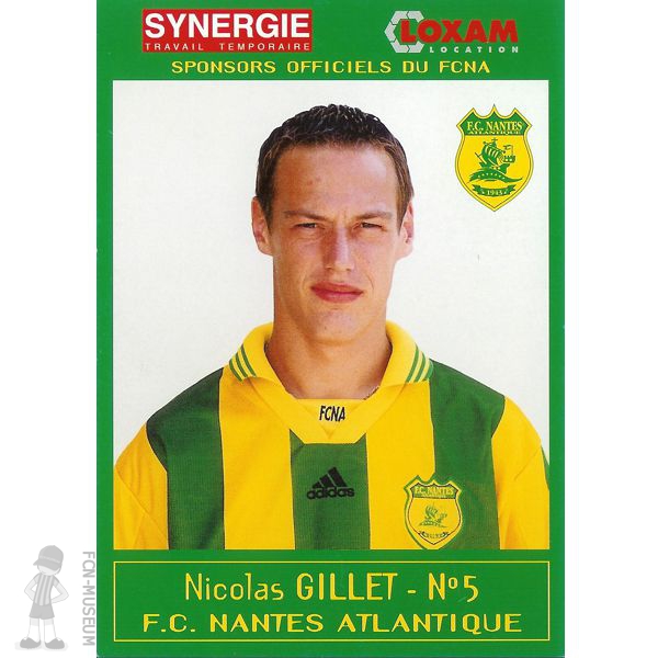 1999-00 GILLET Nicolas - 2