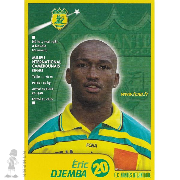 2001-02 DJEMBA DJEMBA Eric