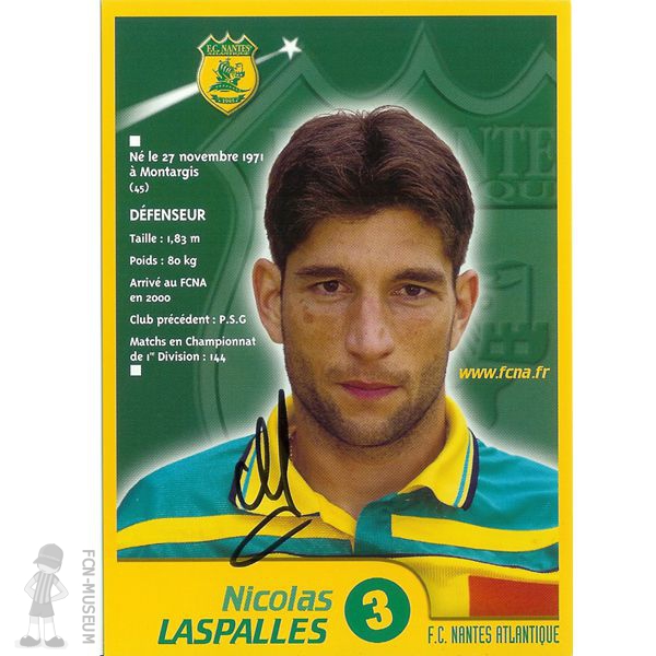 2001-02 LASPALLES Nicolas