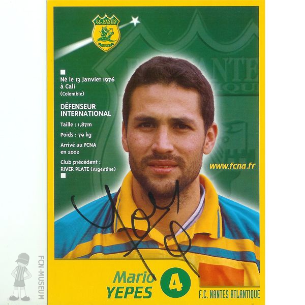 2001-02 YEPES Mario