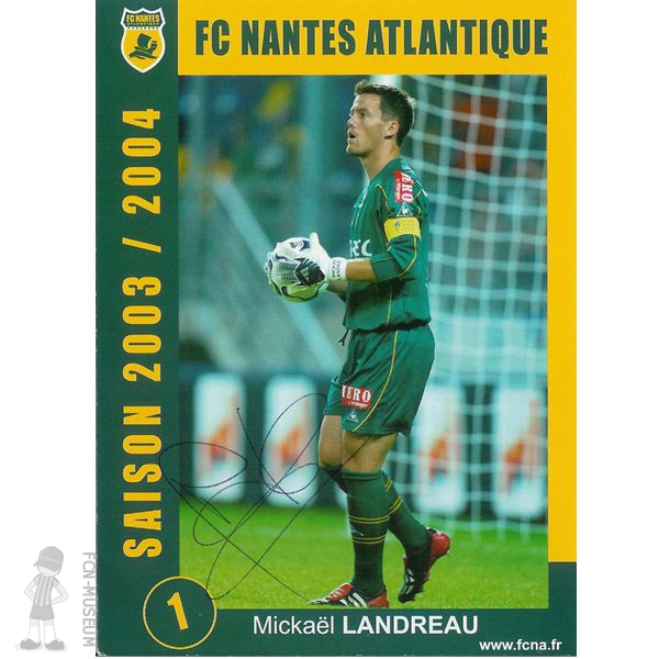 2003-04 LANDREAU Mickaël