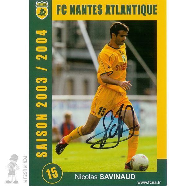 2003-04 SAVINAUD Nicolas