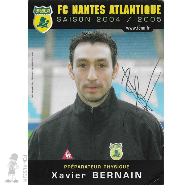 2004-05 BERNAIN Xavier