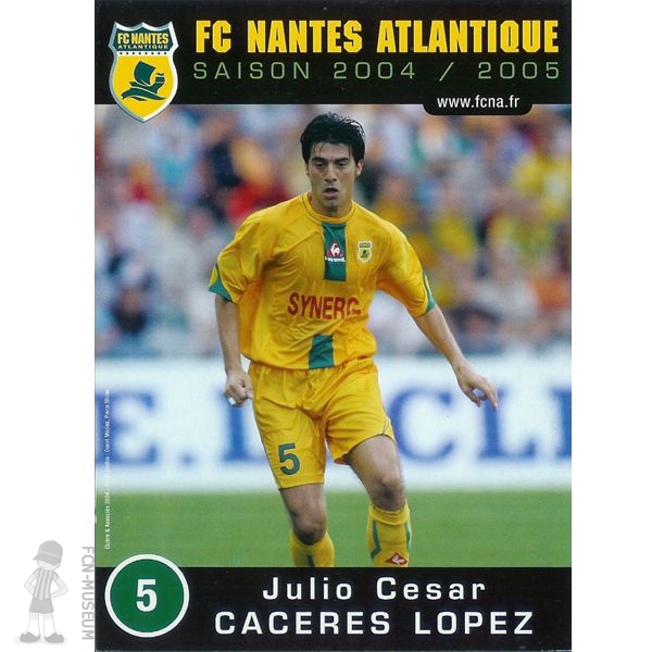 2004-05 CACERES Julio César