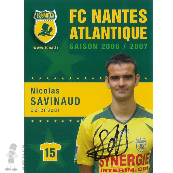 2006-07 SAVINAUD Nicolas