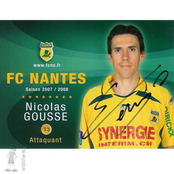 2007-08 GOUSSE Nicolas