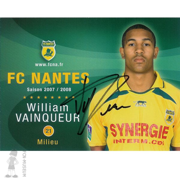 2007-08 VAINQUEUR William