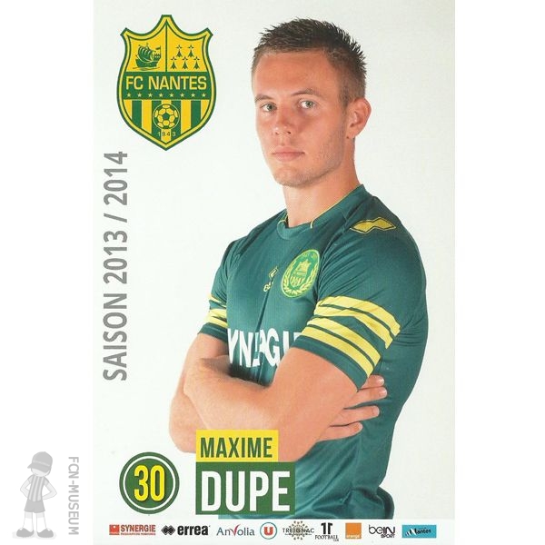 2013-14 DUPE Maxime