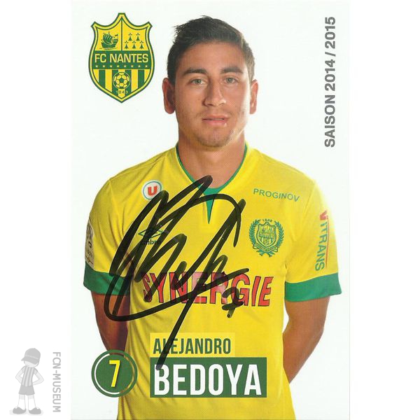 2014-15 BEDOYA Alejandro