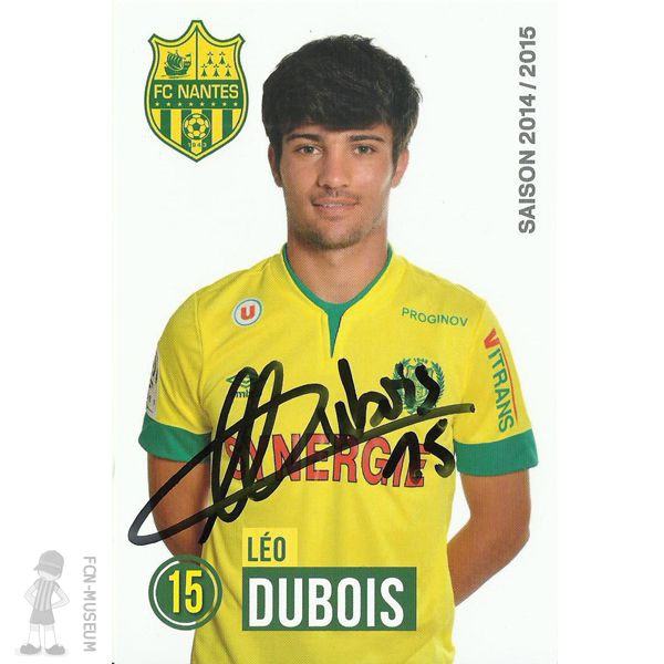 2014-15 DUBOIS Léo