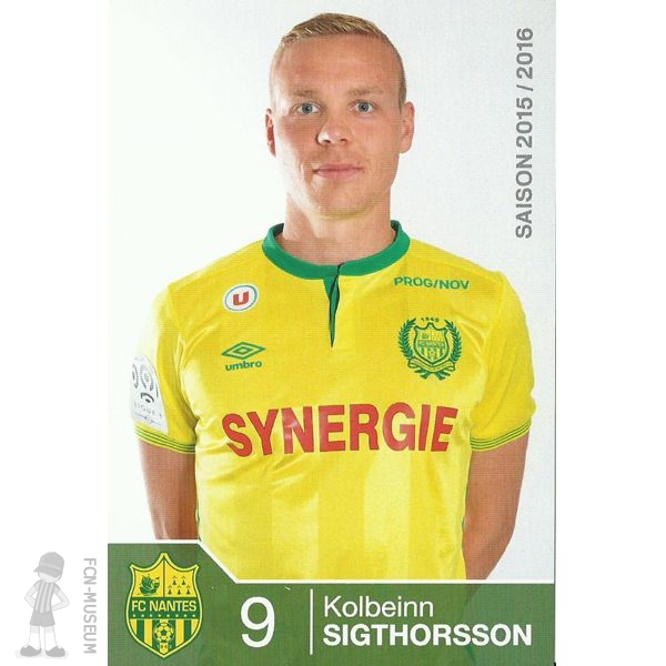 2015-16 SIGTHORSSON Kolbeinn