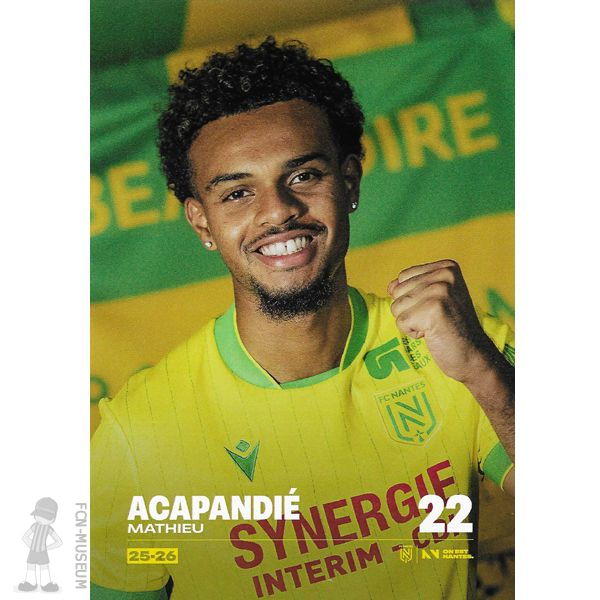 2025-26 ACAPANDIE Mathieu