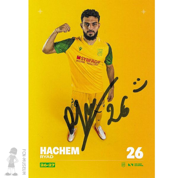 2026-27 HACHEM Ryad