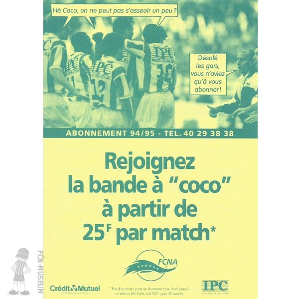 1994-95 Campagne abonnement