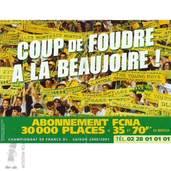 2000-01 Campagne abonnement