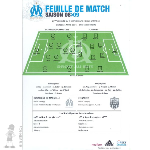 2008-09 29ème j Marseille Nantes b