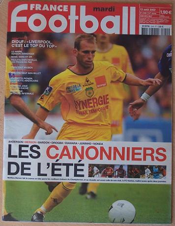 France Football 13.08.2002