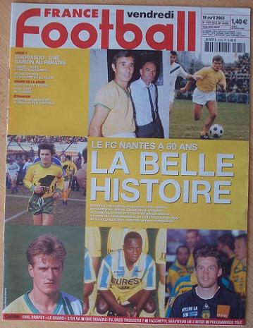 France Football 18.04.2003