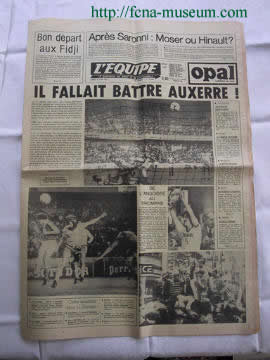 L'Equipe "Il fallait battre Auxerr...