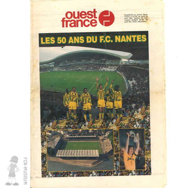 Les 50 ans du FC Nantes (Ouest France)