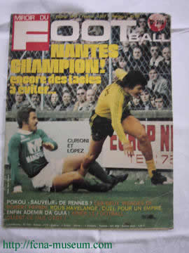 Miroir du Football "Nantes Champion"