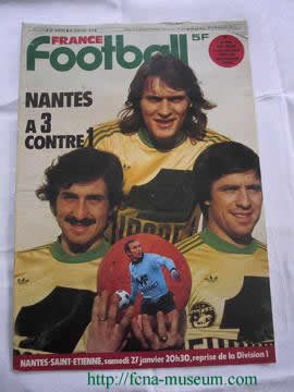 France Football "Nantes à 3 contre 1"