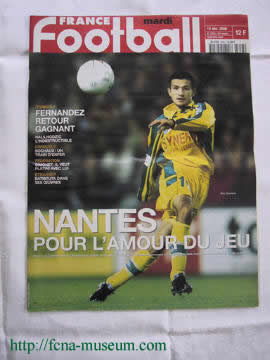 France Football "Pour l'Amour du J...