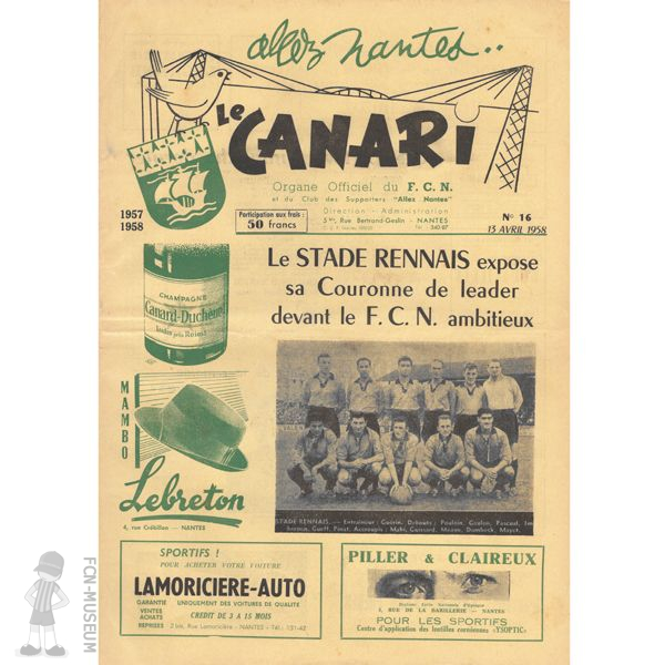 1957-58 Le Canari 16