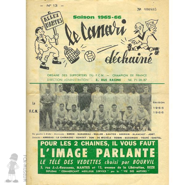 1965-66 Le Canari 13