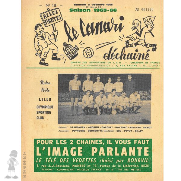 1965-66 Le Canari 16