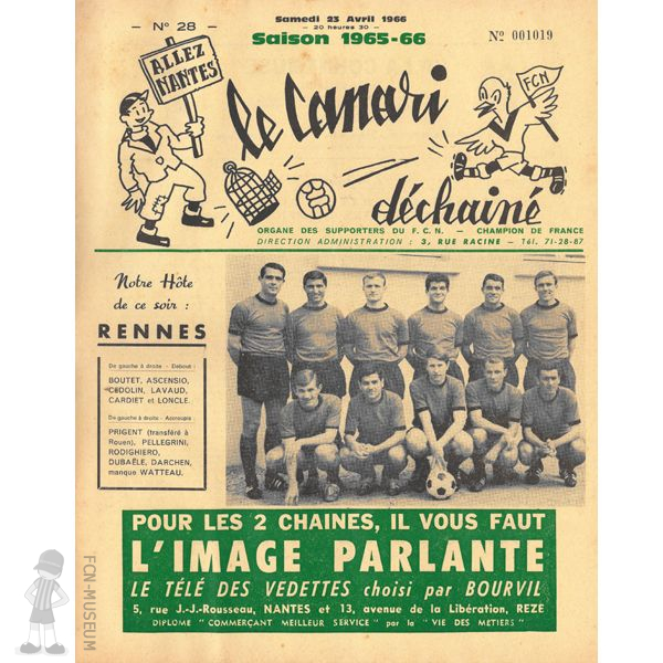 1965-66 Le Canari 28