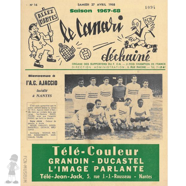 1967-68 Le Canari 16