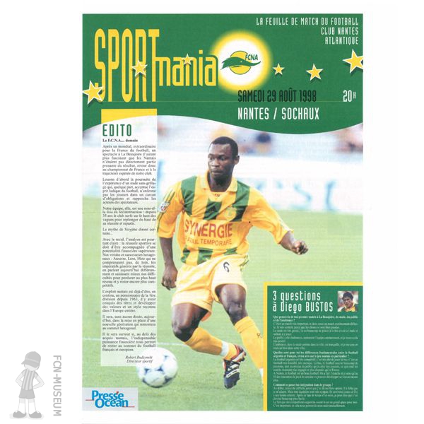 1998-99 04ème j Nantes Sochaux (Sportmania)
