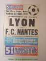 1980-81  6ème j. Nantes Lyon (Affiche)