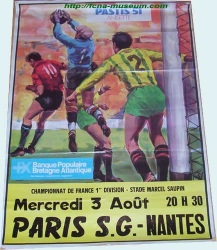1983-84  3ème j. Nantes Paris SG (Affiche)