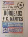 CdF 1981   8ème Nantes Bordeaux (Affiche)