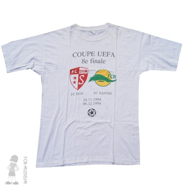 1994-95  8ème aller Nantes Sion (Tee-shirt)